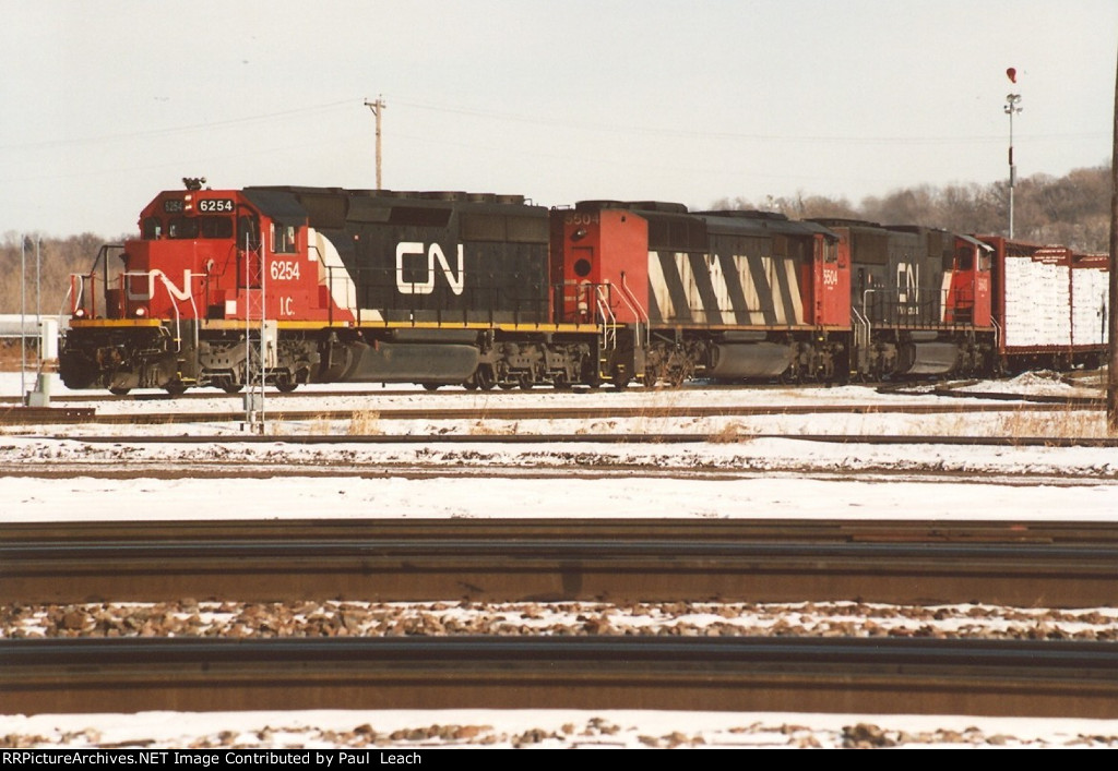 Local comes around the loop track